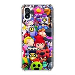 Силиконовый Чехол на OPPO F31 с картинкой Brawl Stars (Персонажи)