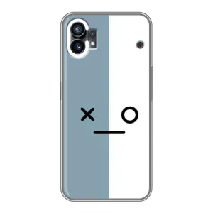 Силиконовые Чехлы (смешные стикеры) для OPPO F31 (Серо-белый)