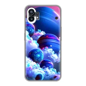 Чехлы КОСМОС для OPPO F31 (Синие планеты)