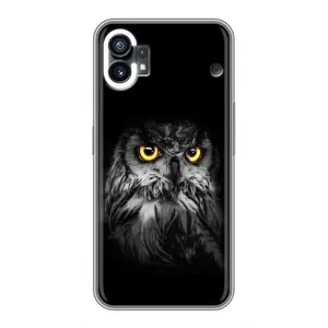 Чохли з принтом СОВИ для OPPO F31 (Сова на чорному)
