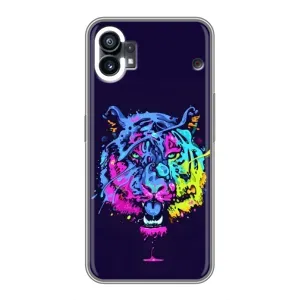 Силіконовий бампер з картинкою звірів для OPPO F31 (Тигр-Арт)