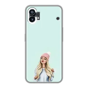 Силіконовый Чохол на OPPO F31 з картинкой Модных девушек (В шапці)