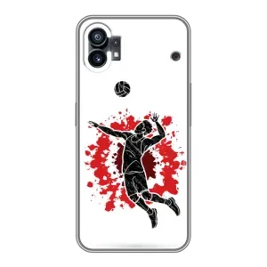 Чохли з прінтом Спортивна тематика для OPPO F31 (Волейболіст)