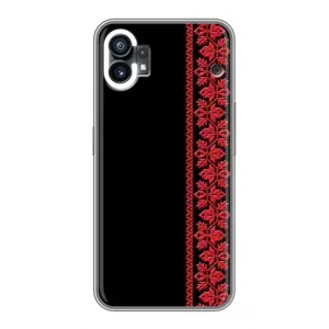 Силіконовый Чохол на OPPO F31 з картинкой Вишиванки (Вишиванка на чорному)