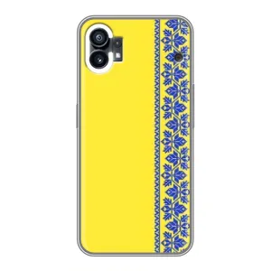 Силіконовый Чохол на OPPO F31 (Вишиванка на жовтому фоні)