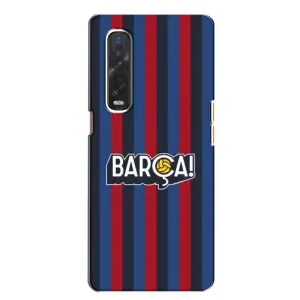 Чехол для Oppo Find X2 (Барселона) (BARCA)