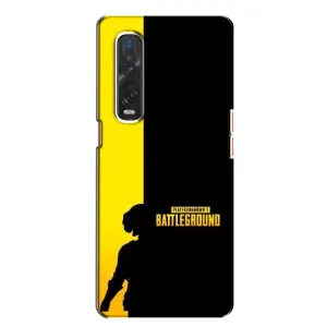 Чохол (TPU) з картинкою "Лого Пабг" на Файнд Х2 (Battlegrounds)
