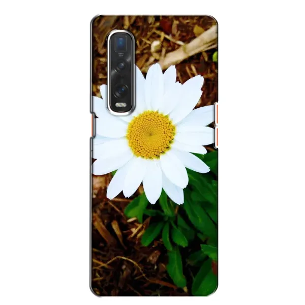 Чехол с рисунком «Белая ромашка» для OPPO Find X2 Чехол с рисунком «Белая ромашка» для OPPO Find X2