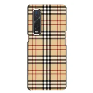 Чехол с рисунком «Burberry стиль» для OPPO Find X2