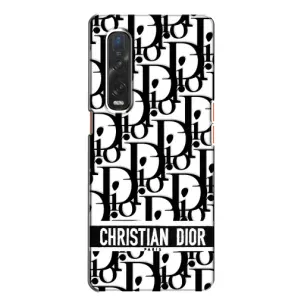 Чехол (Dior, Prada, YSL, Chanel) для Oppo Find X2 (Christian Dior)