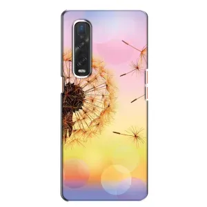 Силіконовий Чохол з кульбабками на Oppo Find X2 (Квітка-кульбаба)