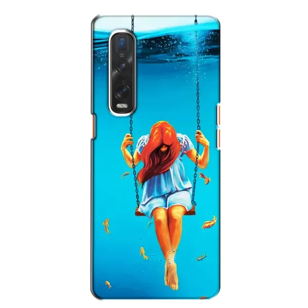 Чехол с рисунком «Девушка на качели» для OPPO Find X2 Чехол с рисунком «Девушка на качели» для OPPO Find X2