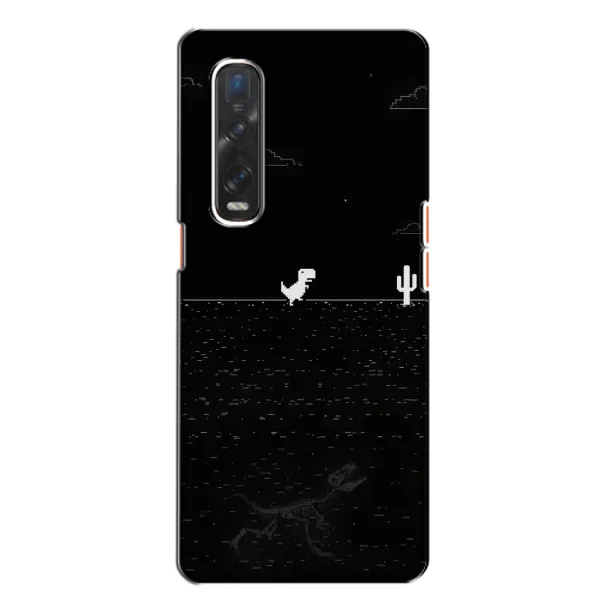 Чехол с рисунком «Динозаврик» для OPPO Find X2 Чехол с рисунком «Динозаврик» для OPPO Find X2