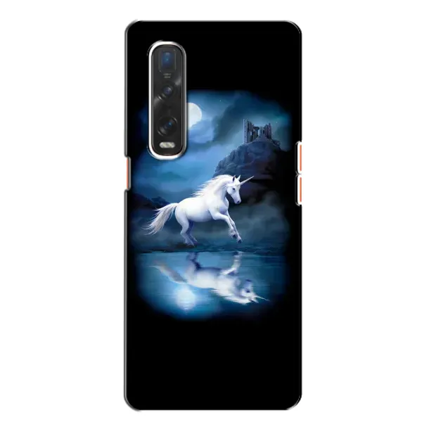 Чехол с рисунком «Единорог» для OPPO Find X2 Чехол с рисунком «Единорог» для OPPO Find X2