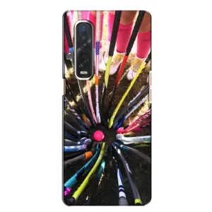 Чохли з прінтом Спортивна тематика для Oppo Find X2 (Флорбол)