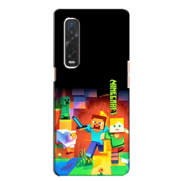 Чехол с рисунком «Герой Майнкрафт» для OPPO Find X2 Чехол с рисунком «Герой Майнкрафт» для OPPO Find X2