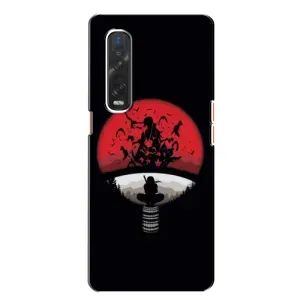Чехлы с картинкой Итачи Учиха на Oppo Find X2 (Итачи на черном)