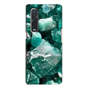 Чехол (Дорого -богато) на Oppo Find X2 (Изумруд)