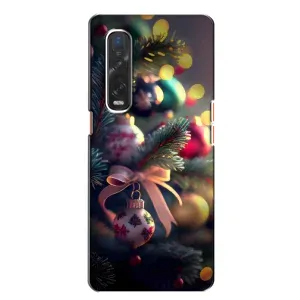 Чехлы на Новый Год Oppo Find X2 (Красивая елочка)
