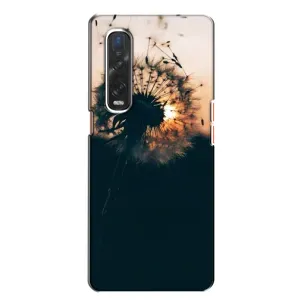 Силіконовий Чохол з кульбабками на Oppo Find X2 (Гарна кульбабка)
