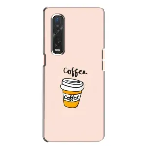 Чехол с изображением вкусной еды для Oppo Find X2 (Кружка кофе)