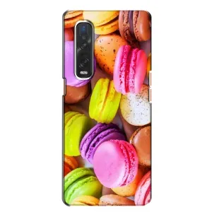 Чехол с изображением вкусной еды для Oppo Find X2 (Макаруны)