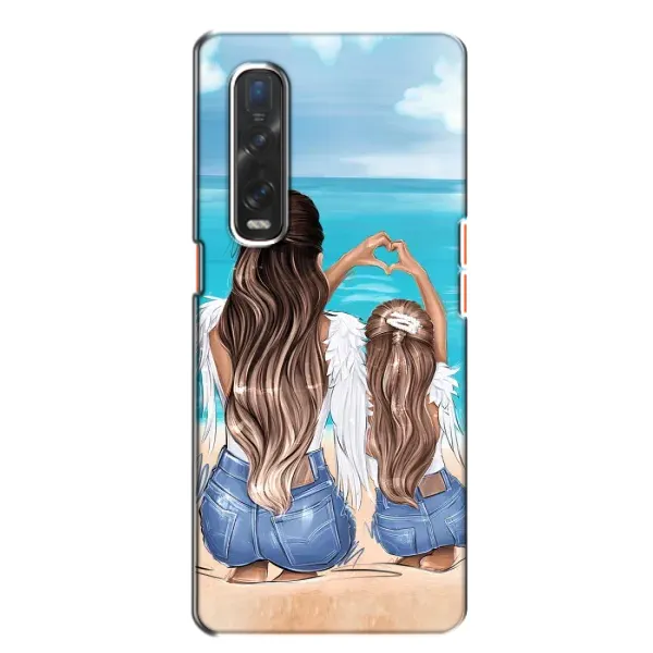 Чехол с рисунком «Мама и дочь» для OPPO Find X2 Чехол с рисунком «Мама и дочь» для OPPO Find X2
