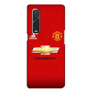 Силиконовые Чехлы принт Футбол на Oppo Find X2 (Man United)