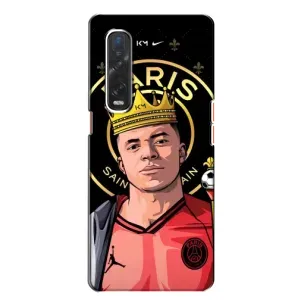 Чохол (TPU) з Футболістом на Oppo Find X2 (Mbappe King)