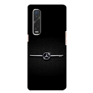 Силіконовий бампер з картинкою машини на Oppo Find X2 (Mercedes)