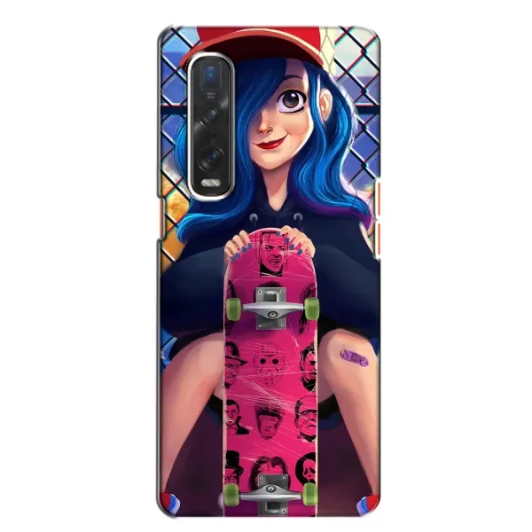 Чехол с рисунком «Модная девушка» для OPPO Find X2 Чехол с рисунком «Модная девушка» для OPPO Find X2
