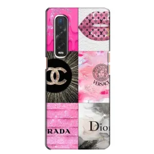 Чехол (Dior, Prada, YSL, Chanel) для Oppo Find X2 (Модница)