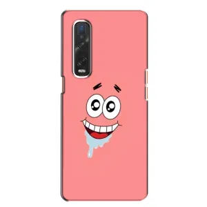 Чехлы с Патриком на Oppo Find X2 (Мордочка Патрика)