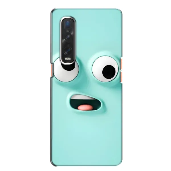 Чехол с рисунком «Забавное мятное лицо» для OPPO Find X2 Чехол с рисунком «Забавное мятное лицо» для OPPO Find X2