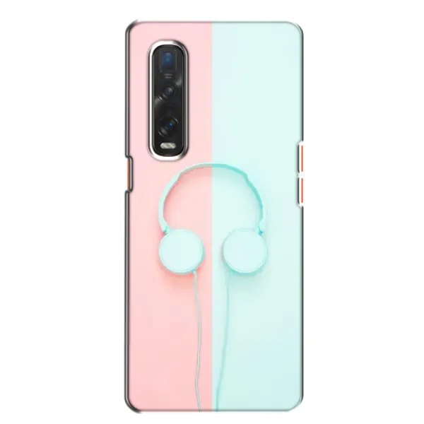 Чехол с рисунком «Наушники» для OPPO Find X2 Чехол с рисунком «Наушники» для OPPO Find X2