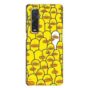 Силиконовый бампер с картинкой животных для Oppo Find X2 (Особенный)