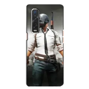 Чохол з картинкою "Герой Pubg" на Oppo Find X2 (Пабг)