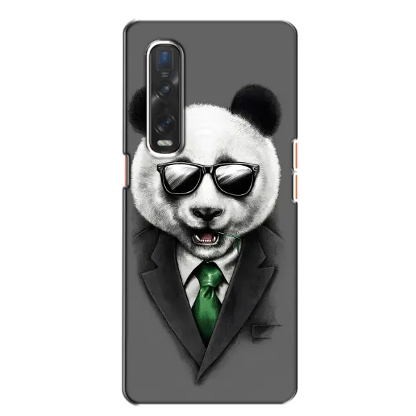 Чехол с рисунком «Панда в очках» для OPPO Find X2 Чехол с рисунком «Панда в очках» для OPPO Find X2