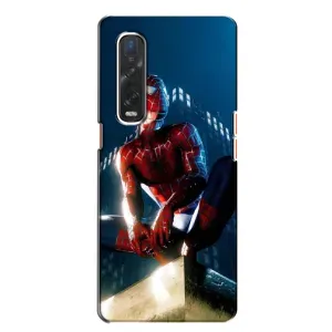 Чохол Супергерой Людина Павук на Oppo Find X2 (Павук на домі)