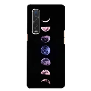 Чехол (ТПУ) с планетами на Oppo Find X2 (Плнеты)