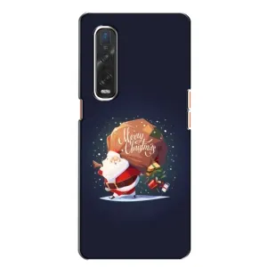 Чехол Санта Клаус для Oppo Find X2 (Подарки от Санты)