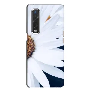 Чохол з ромашками на Oppo Find X2 (Пів ромашки)