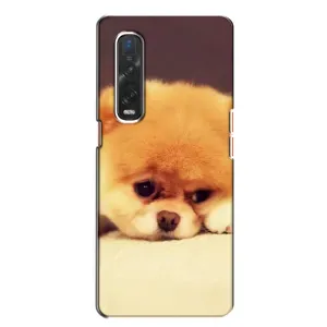 Чехол (ТПУ) Милые собачки для Oppo Find X2 (Померанский шпиц)