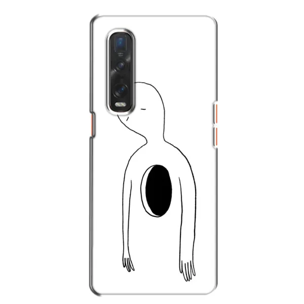 Чехол с рисунком «Пустота» для OPPO Find X2