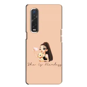 Силиконовый Чехол на Oppo Find X2 с картинкой Стильных Девушек (С собакой)