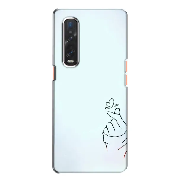 Чехол с рисунком «Сердце на голубом» для OPPO Find X2 Чехол с рисунком «Сердце на голубом» для OPPO Find X2