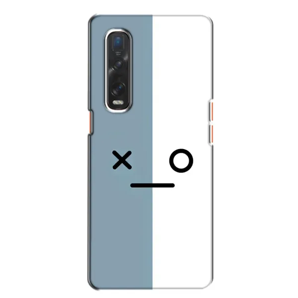 Чехол с рисунком «Серо-белый» для OPPO Find X2 Чехол с рисунком «Серо-белый» для OPPO Find X2