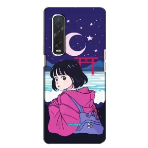 Чехол с персонажами АНИМЕ на Oppo Find X2 (Синобу Миякэ)