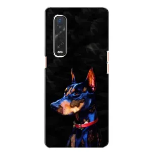 Бампер для Oppo Find X2 с картинкой "Песики" (Собака Мопс)