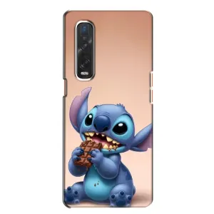 Чехол с рисунком Стич для OPPO Find X2 (Стич с шоколадом)
